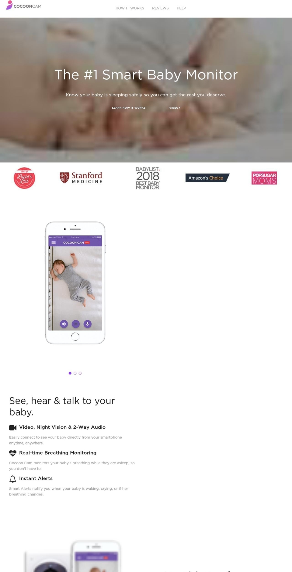 cacooncam.com — Shopify storefront screenshot