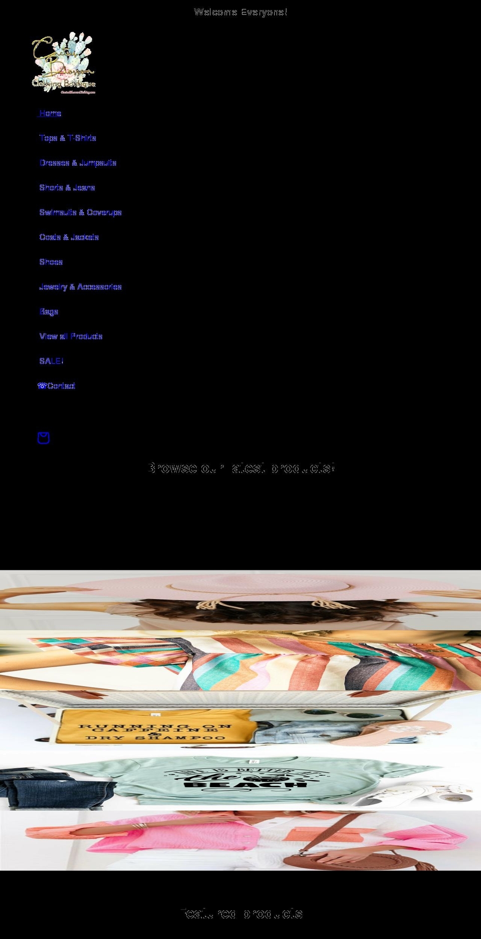 cactusblossomclothing.com — Shopify storefront screenshot