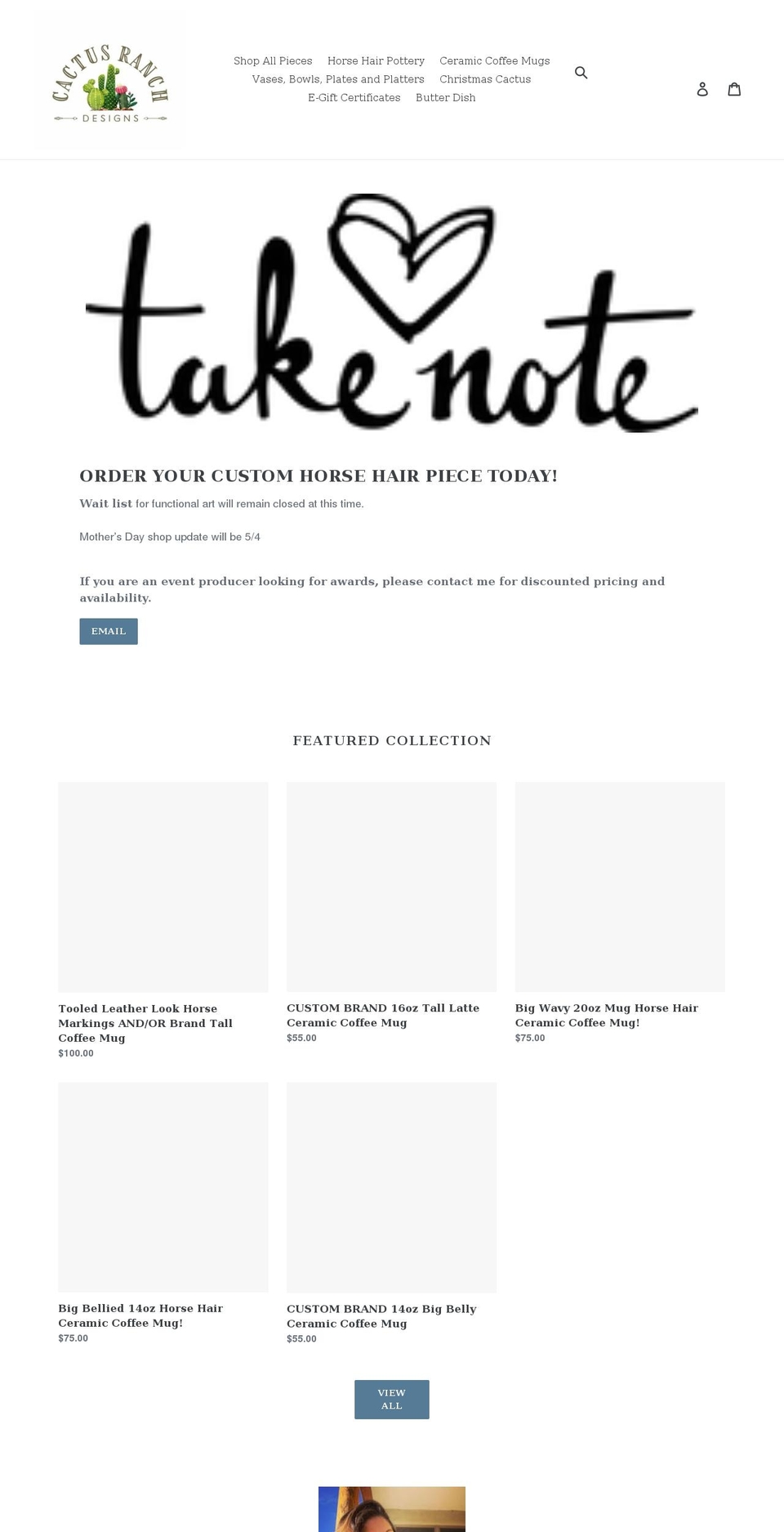 cactusranchdesigns.com shopify website screenshot
