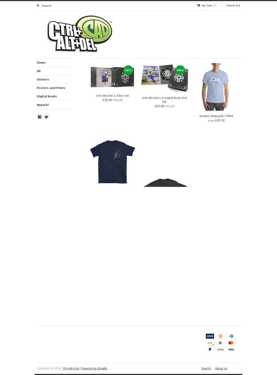 cad-comic.shop shopify website screenshot