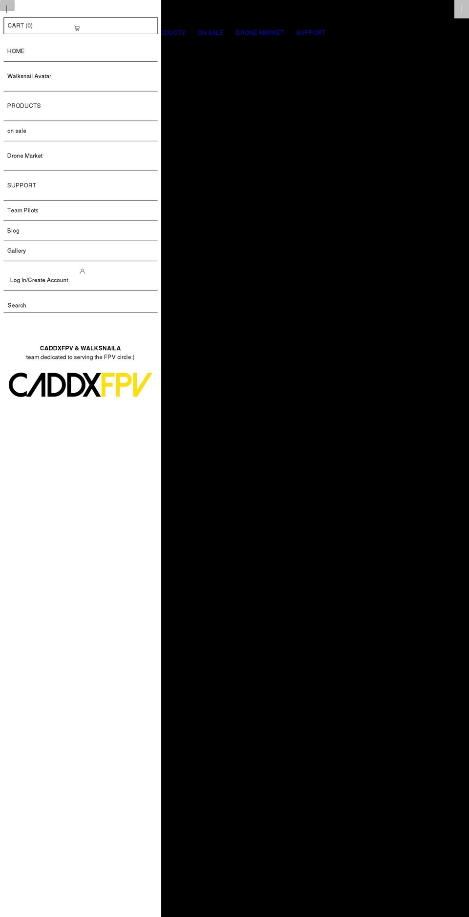 caddxfpv.com shopify website screenshot