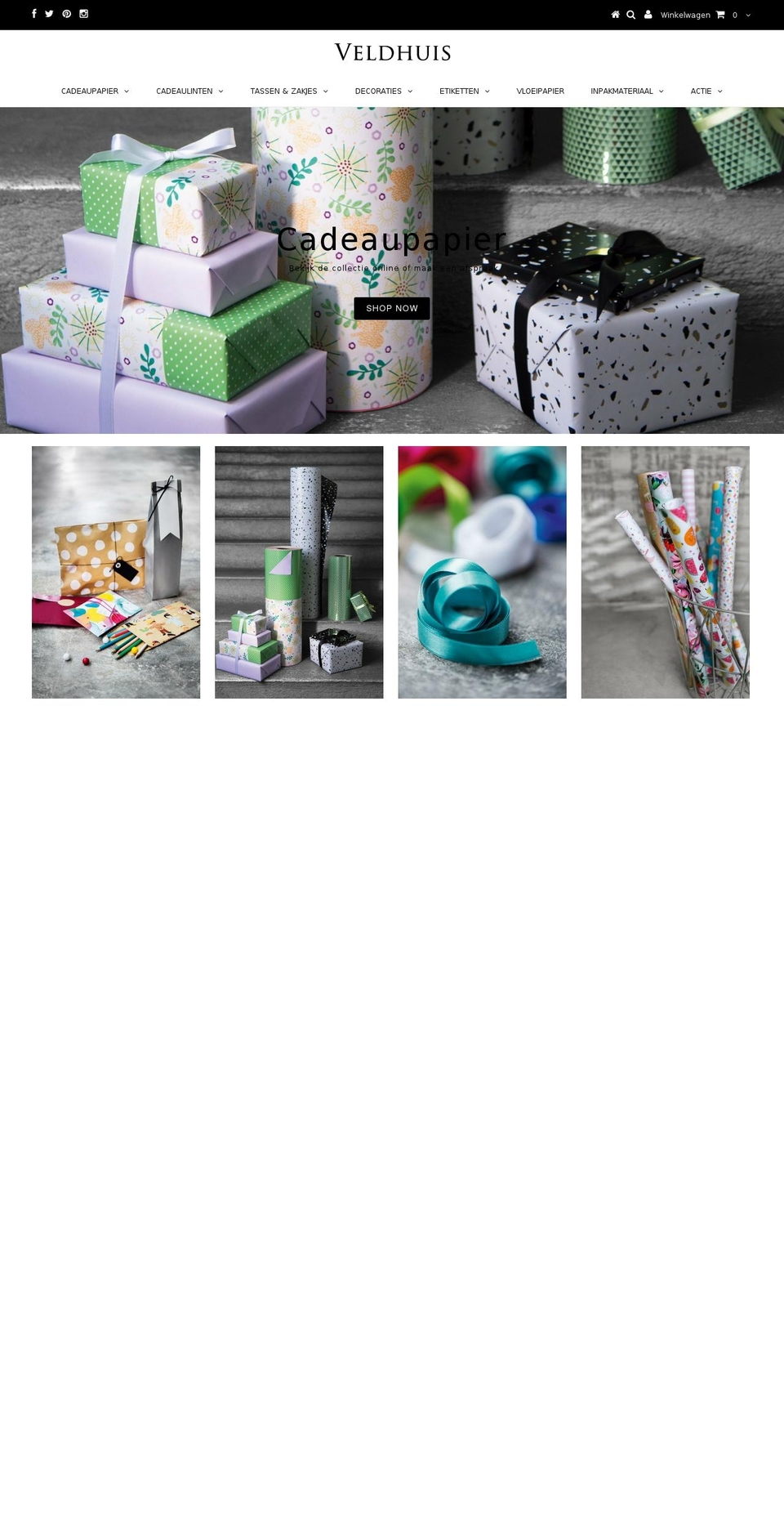 cadeaupapier.com — Shopify storefront screenshot