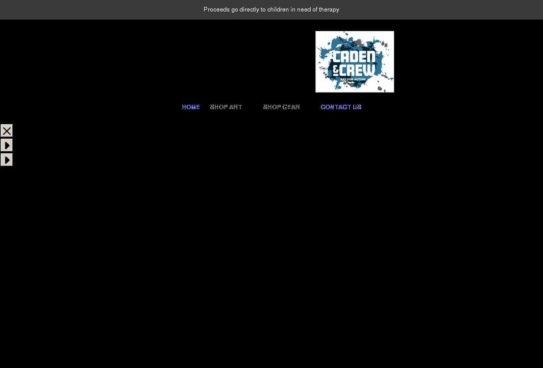 cadenandcrew.com shopify website screenshot