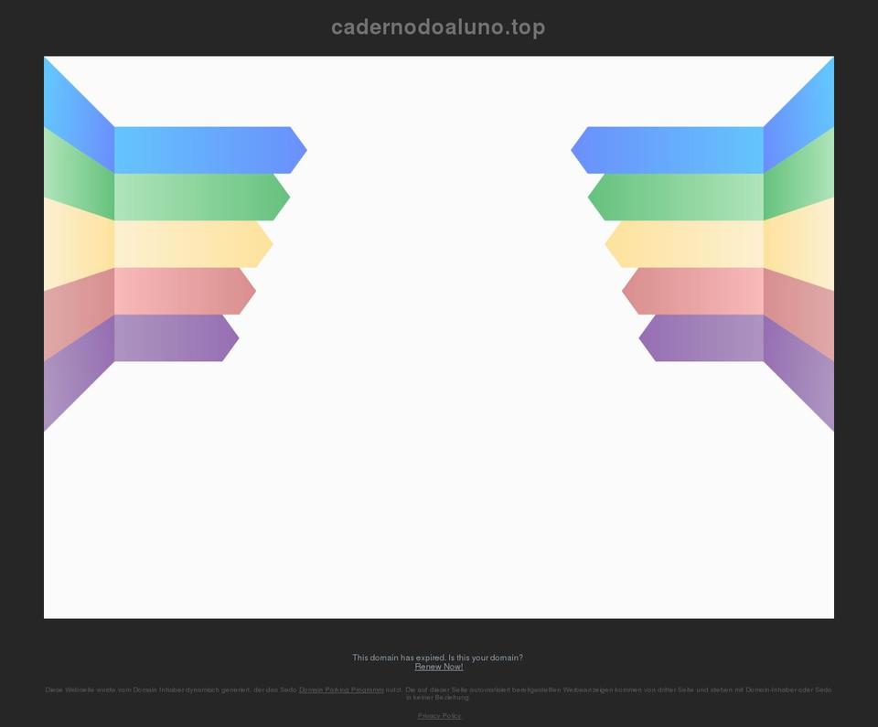 cadernodoaluno.top shopify website screenshot