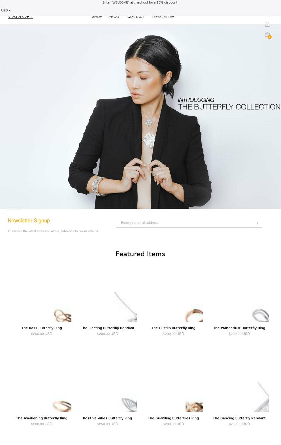 cadloft.com shopify website screenshot