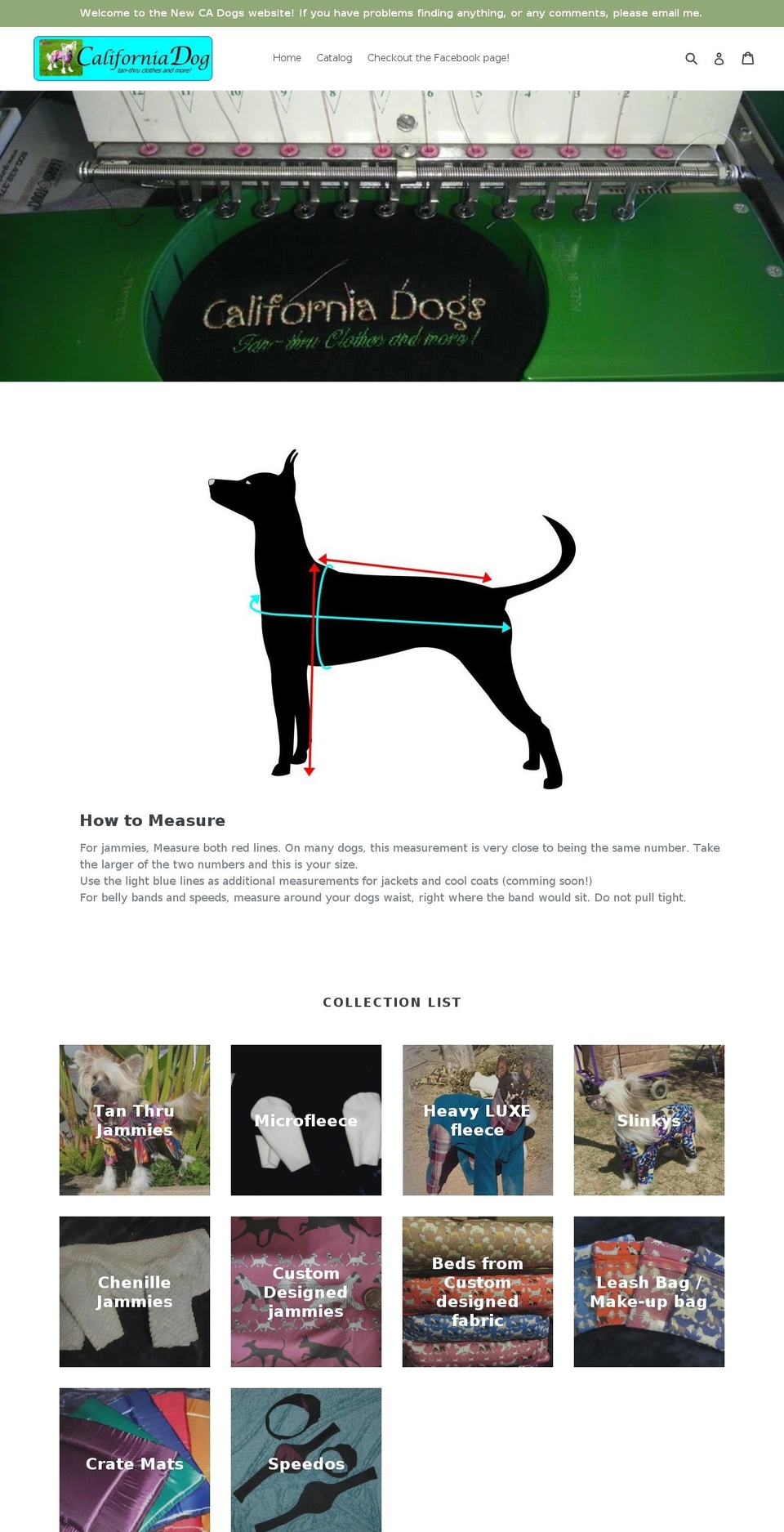 cadoggies.com shopify website screenshot