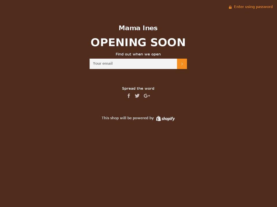 cafemamaines.com shopify website screenshot