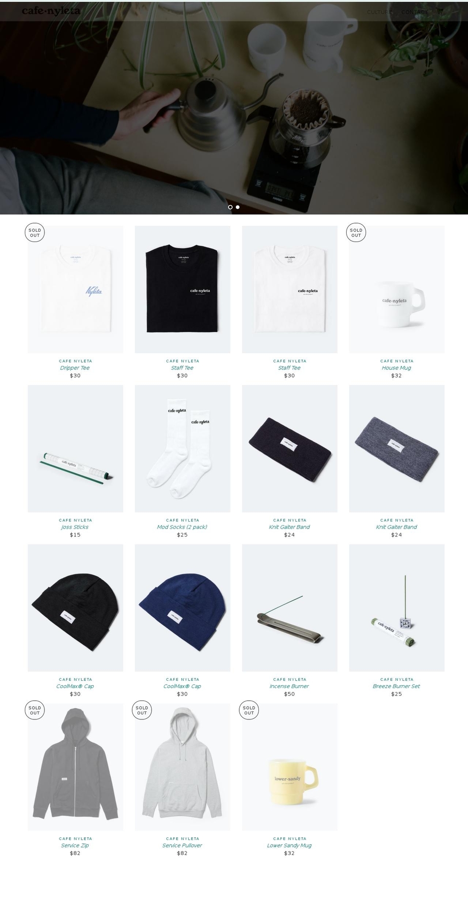 cafenyleta.com shopify website screenshot