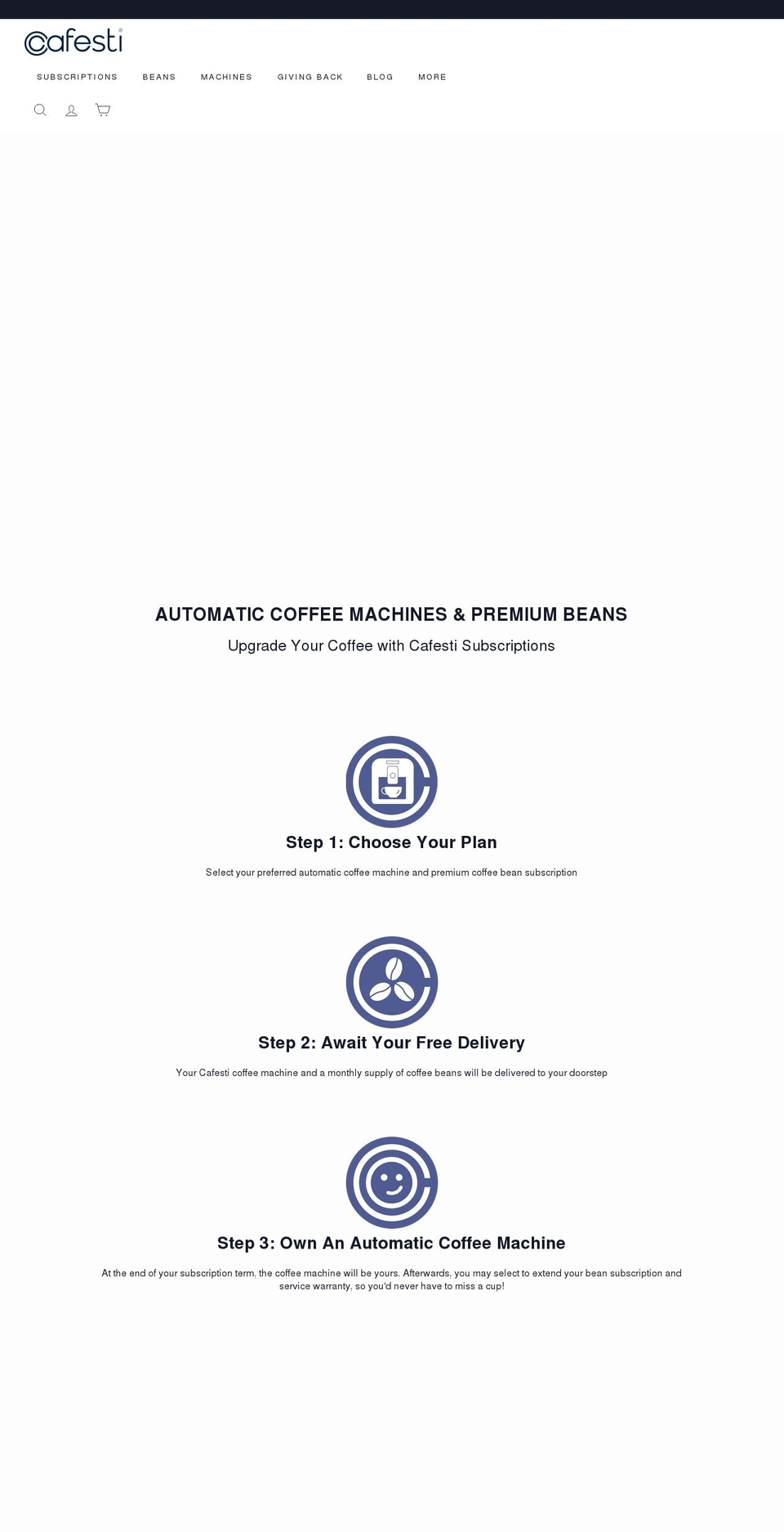 cafesti.ca shopify website screenshot
