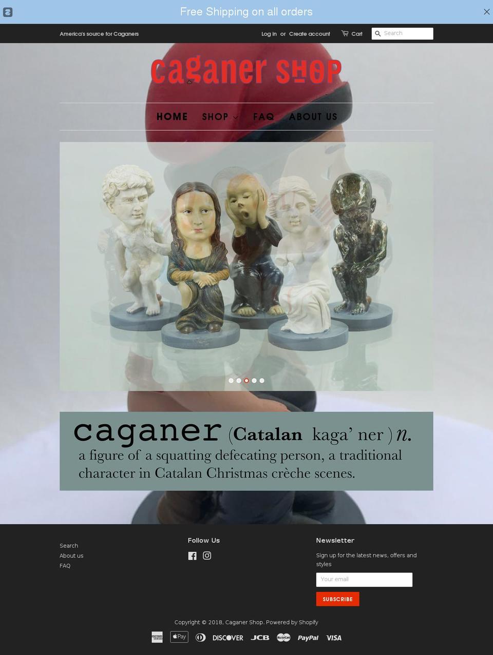 Working Website Shopify theme site example caganershop.com