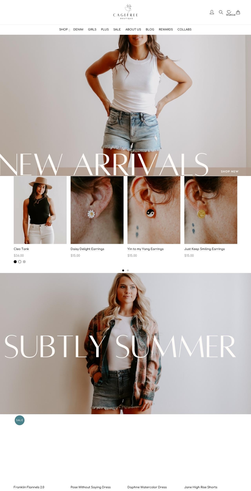 HFB Technologies Shopify theme site example cage-freeboutique.com