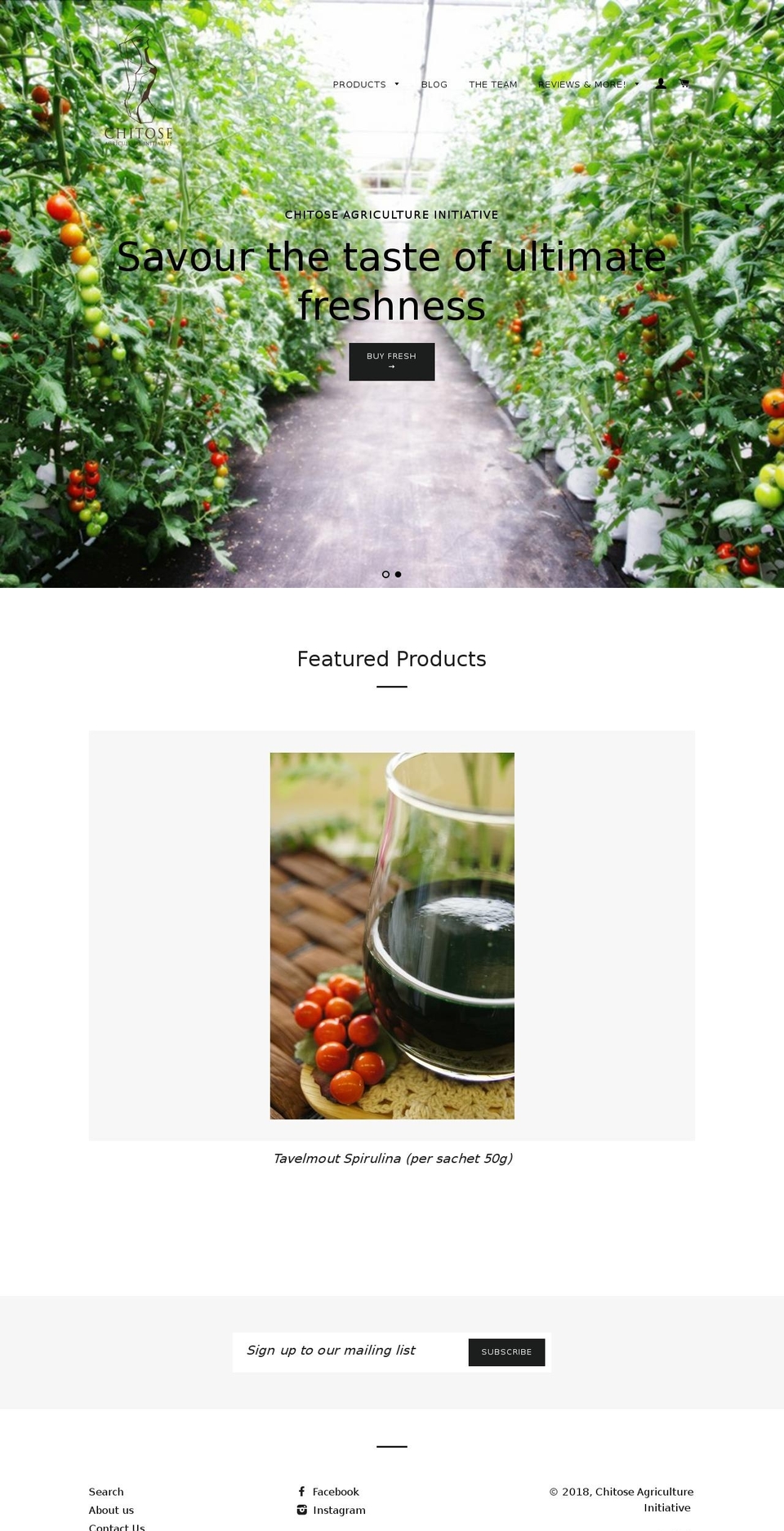 cai-sg.com — Shopify storefront screenshot