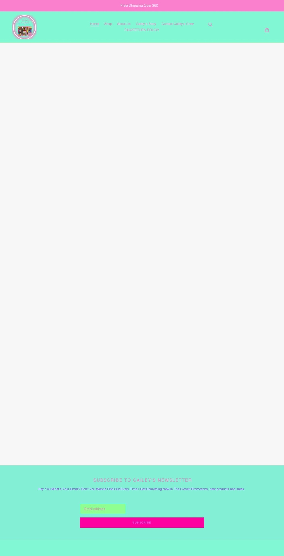 caileyscloset.com shopify website screenshot