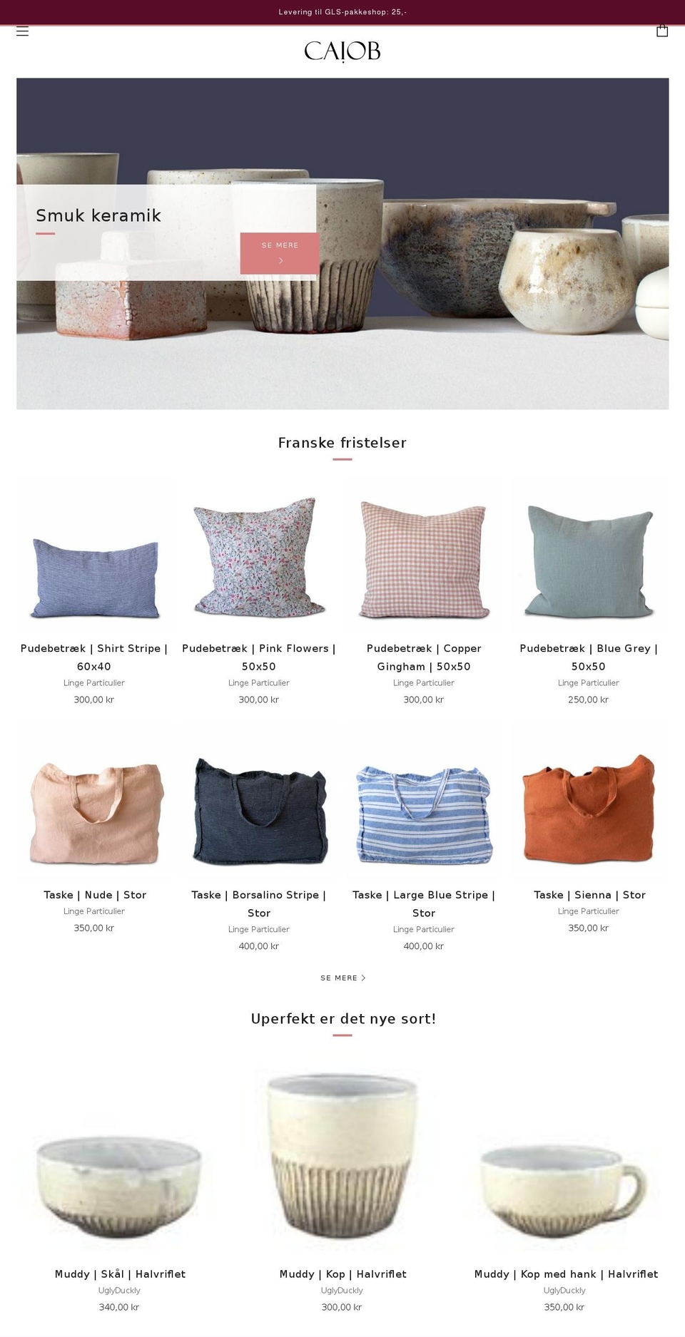 caiob.com shopify website screenshot