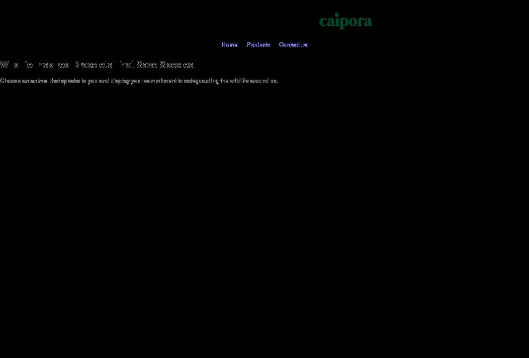 caiporacollective.com shopify website screenshot