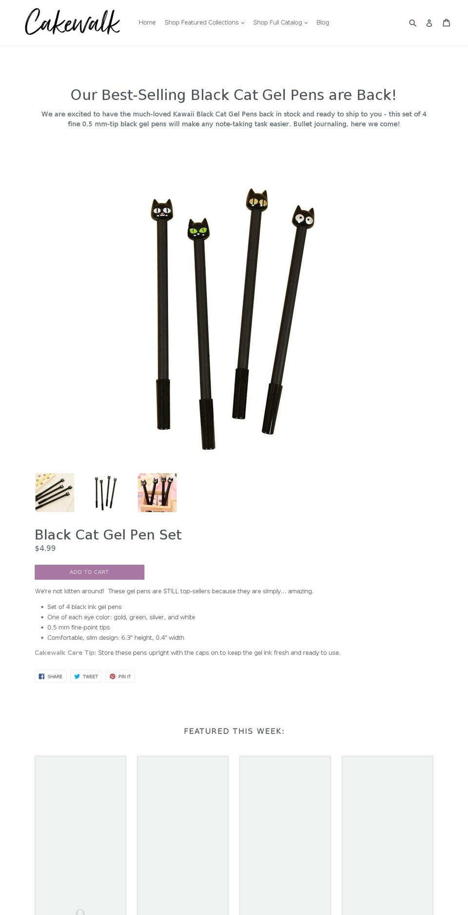 caitlinlamprecht.com — Shopify storefront screenshot