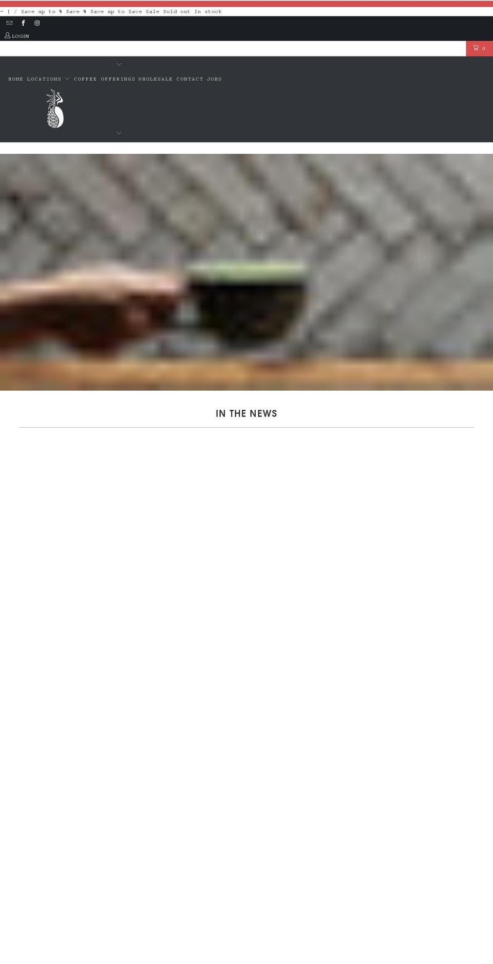 caje.coffee shopify website screenshot