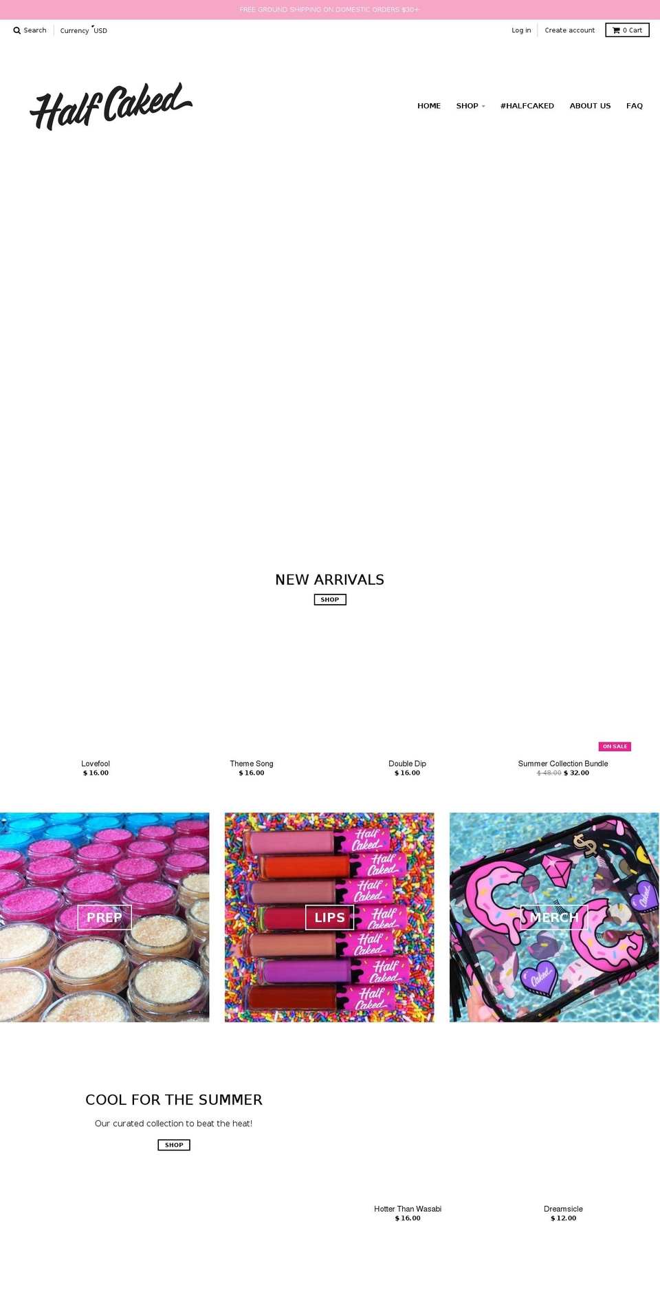 Copy of District Shopify theme site example cakedmakeup.com