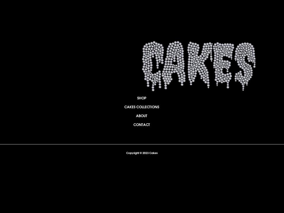 cakesbrand.com shopify website screenshot