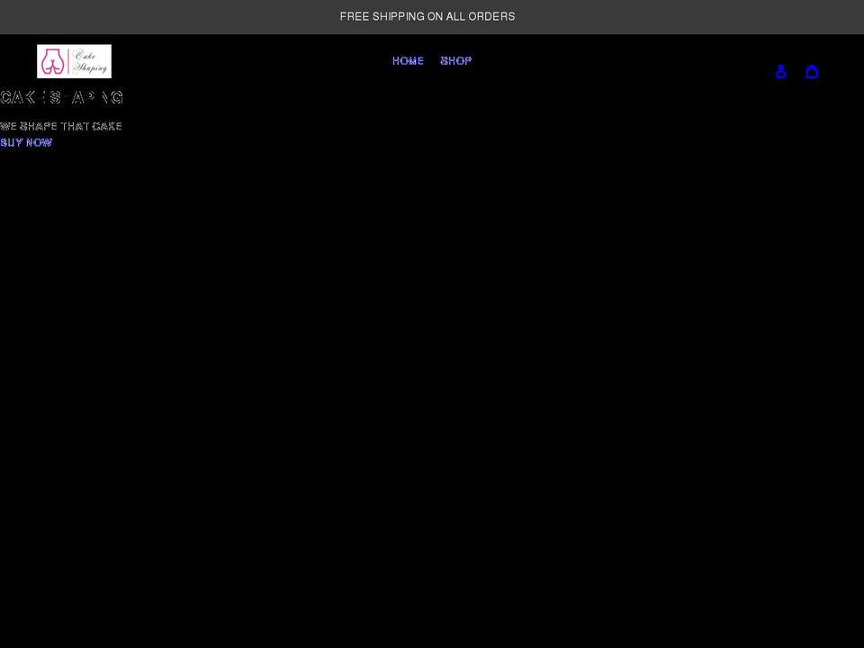 cakeshaping.com shopify website screenshot