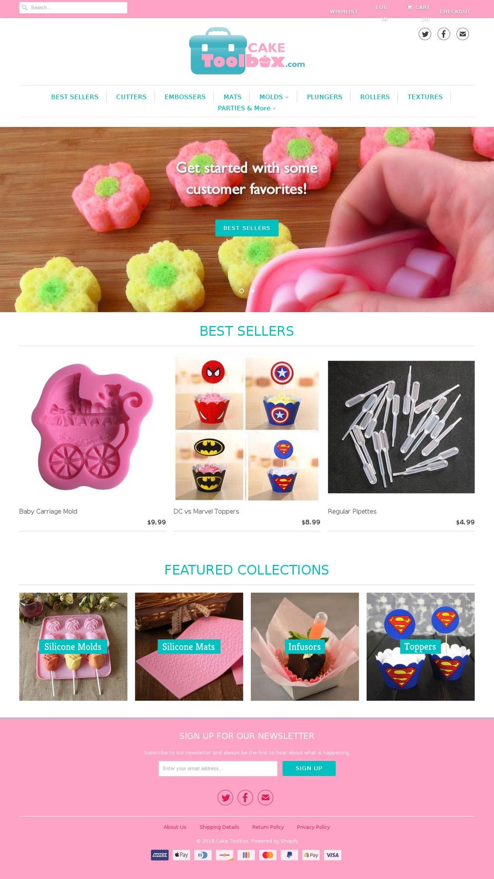 caketoolbox.com — Shopify storefront screenshot
