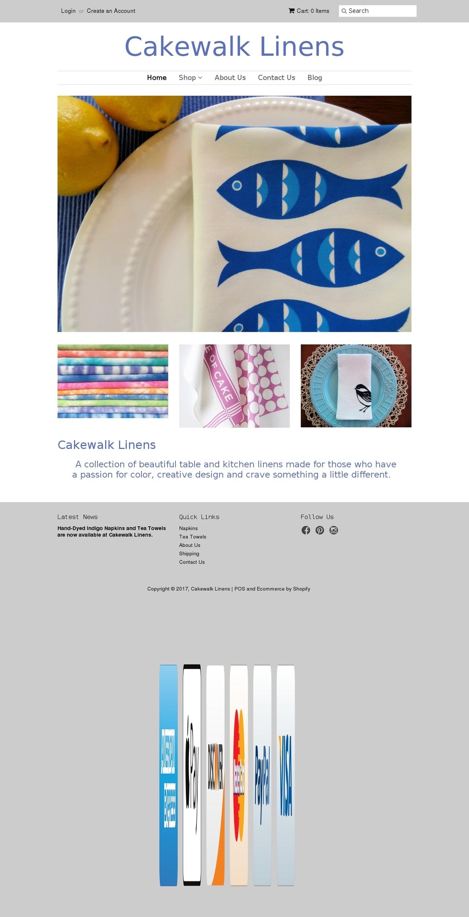 cakewalklinens.com shopify website screenshot