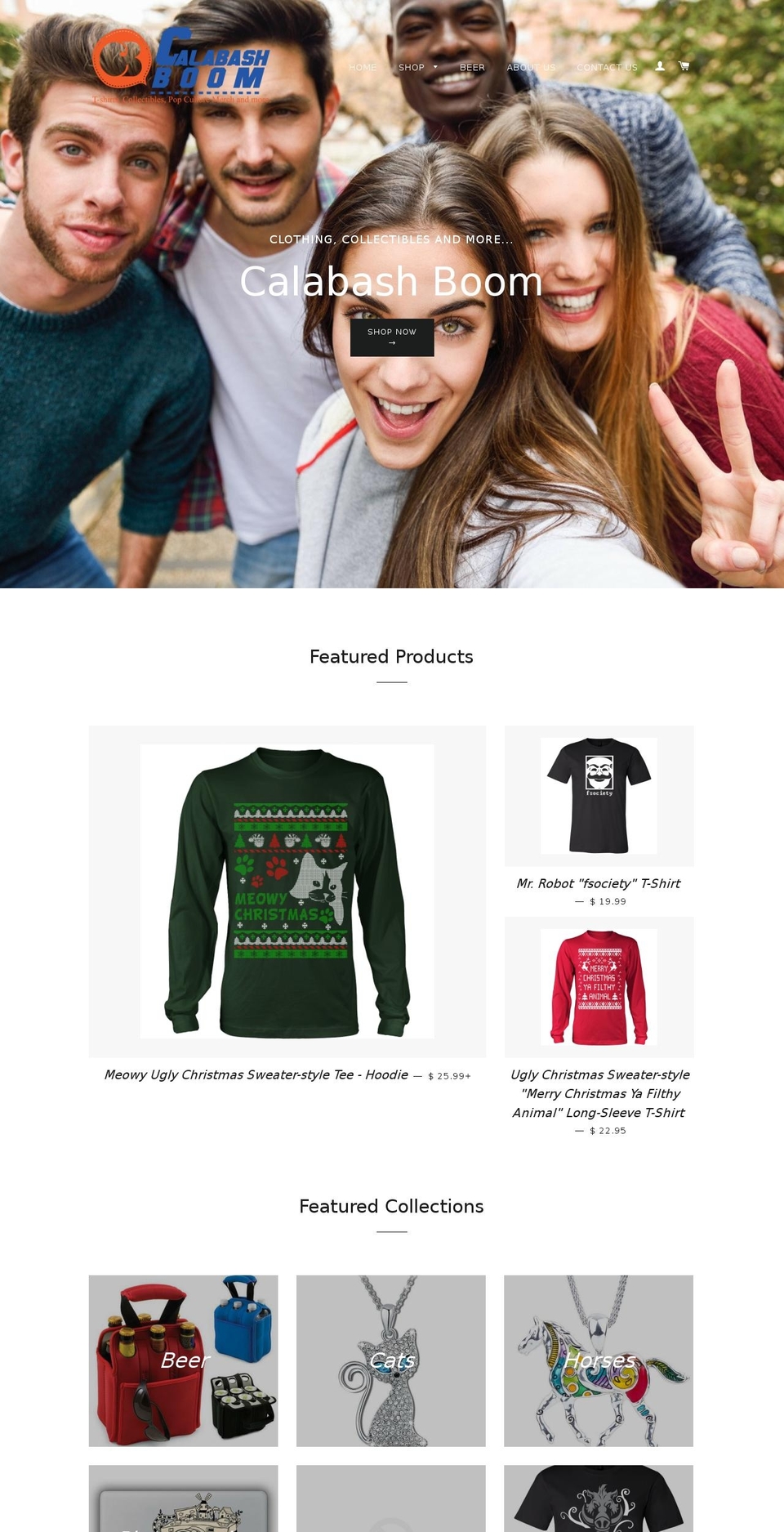 calabashboom.com shopify website screenshot