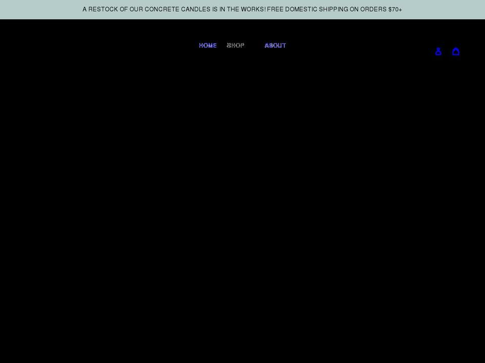 calafiacandleco.com shopify website screenshot