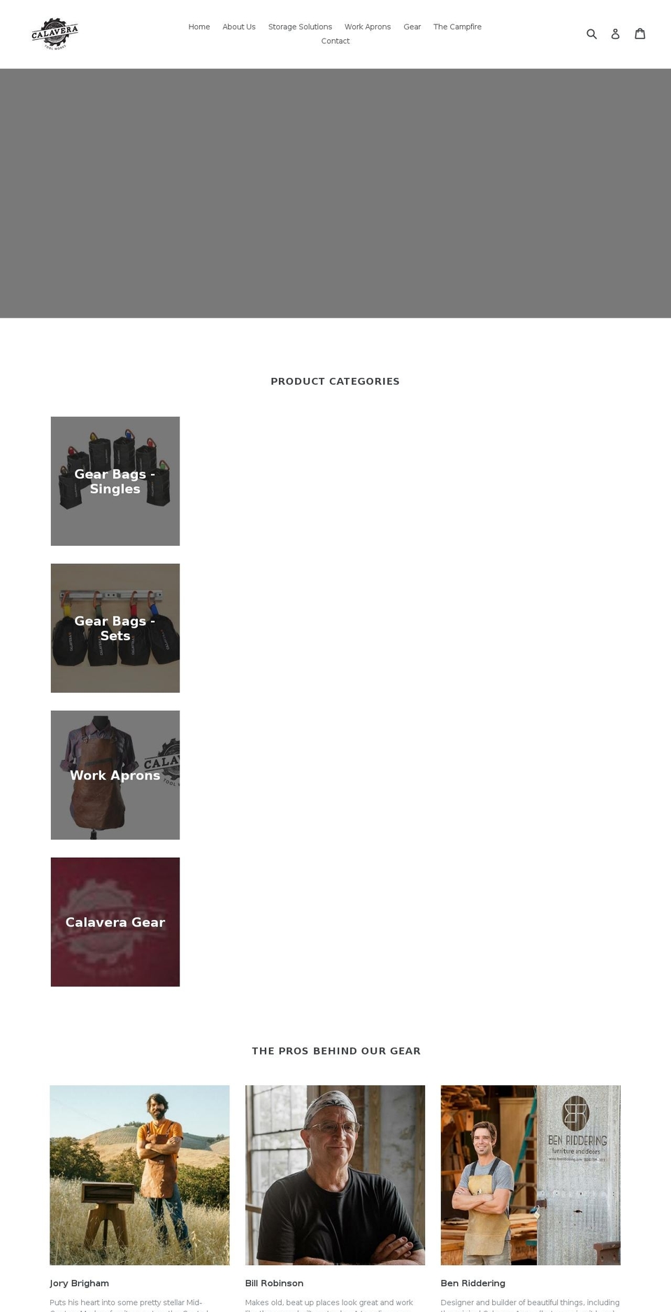 calaveratoolworks.com shopify website screenshot