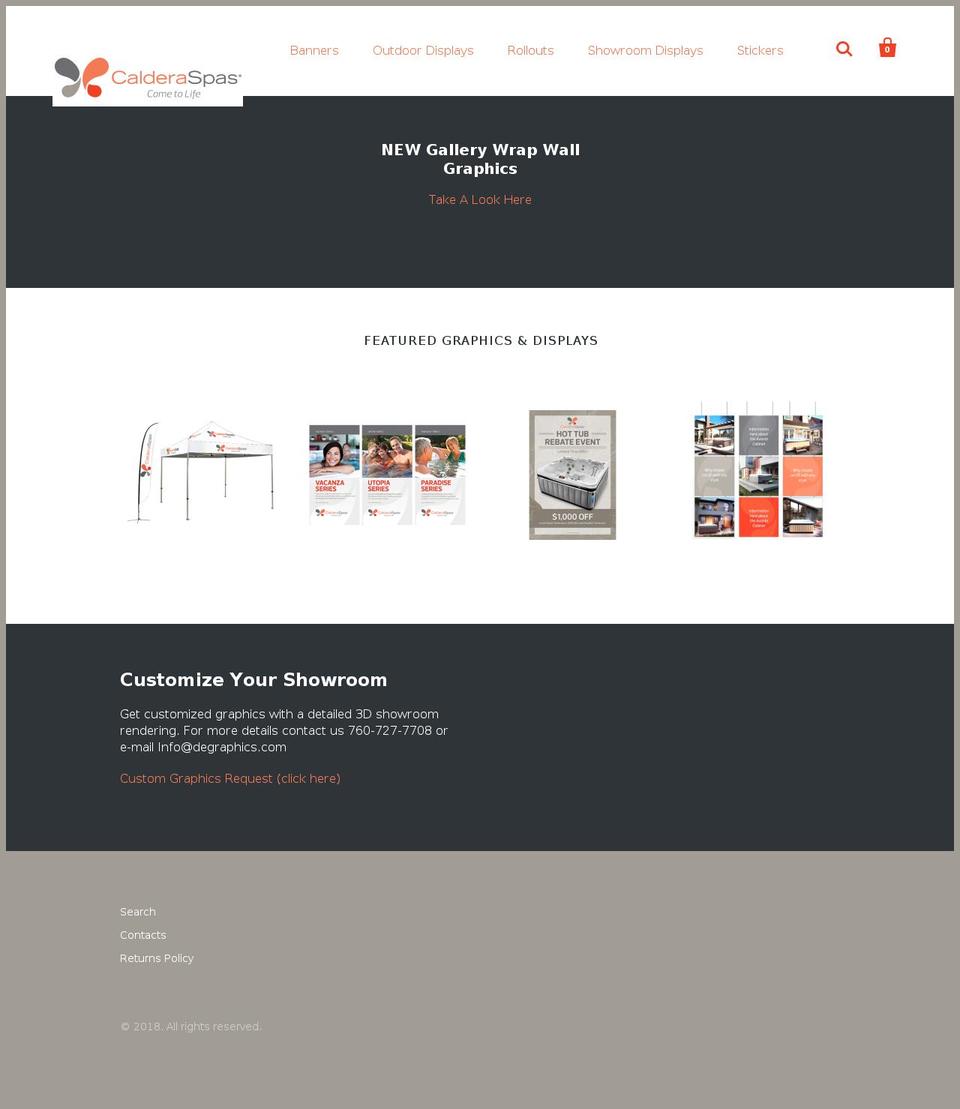 calderadealerpop.com shopify website screenshot