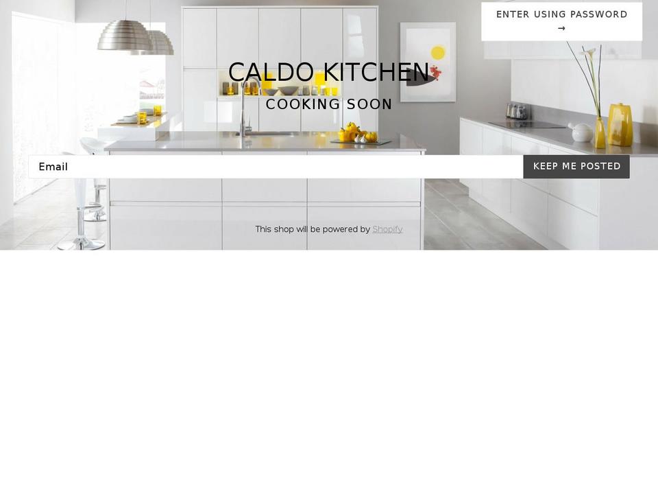 caldo.kitchen shopify website screenshot