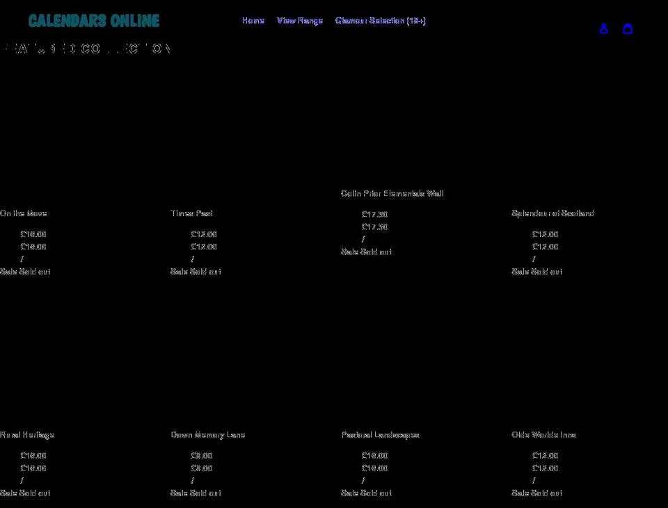 calendarsonline.co.uk shopify website screenshot