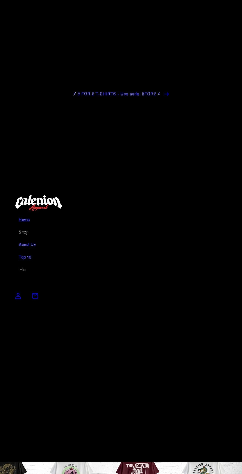 calenion.com shopify website screenshot
