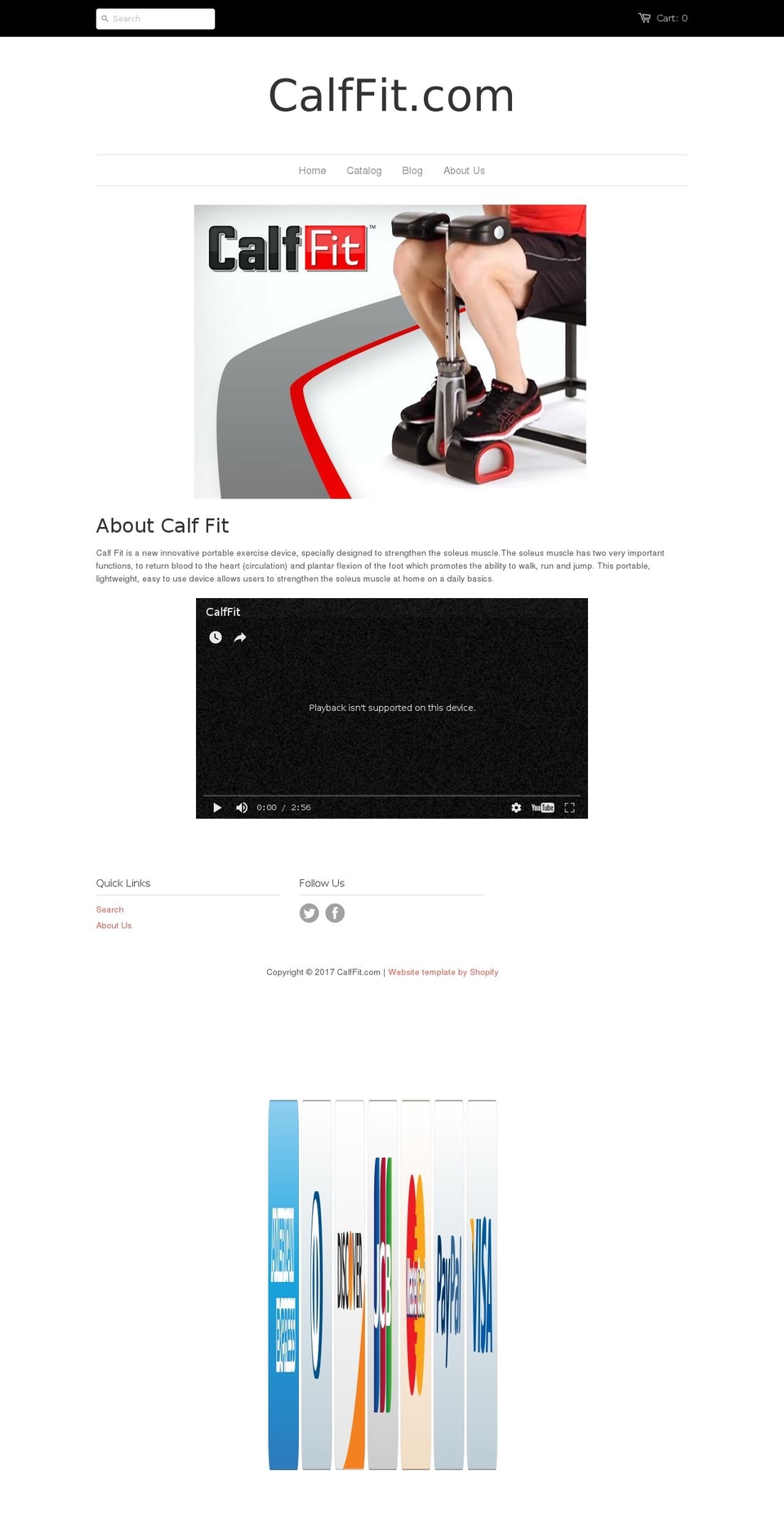 calffit.com shopify website screenshot
