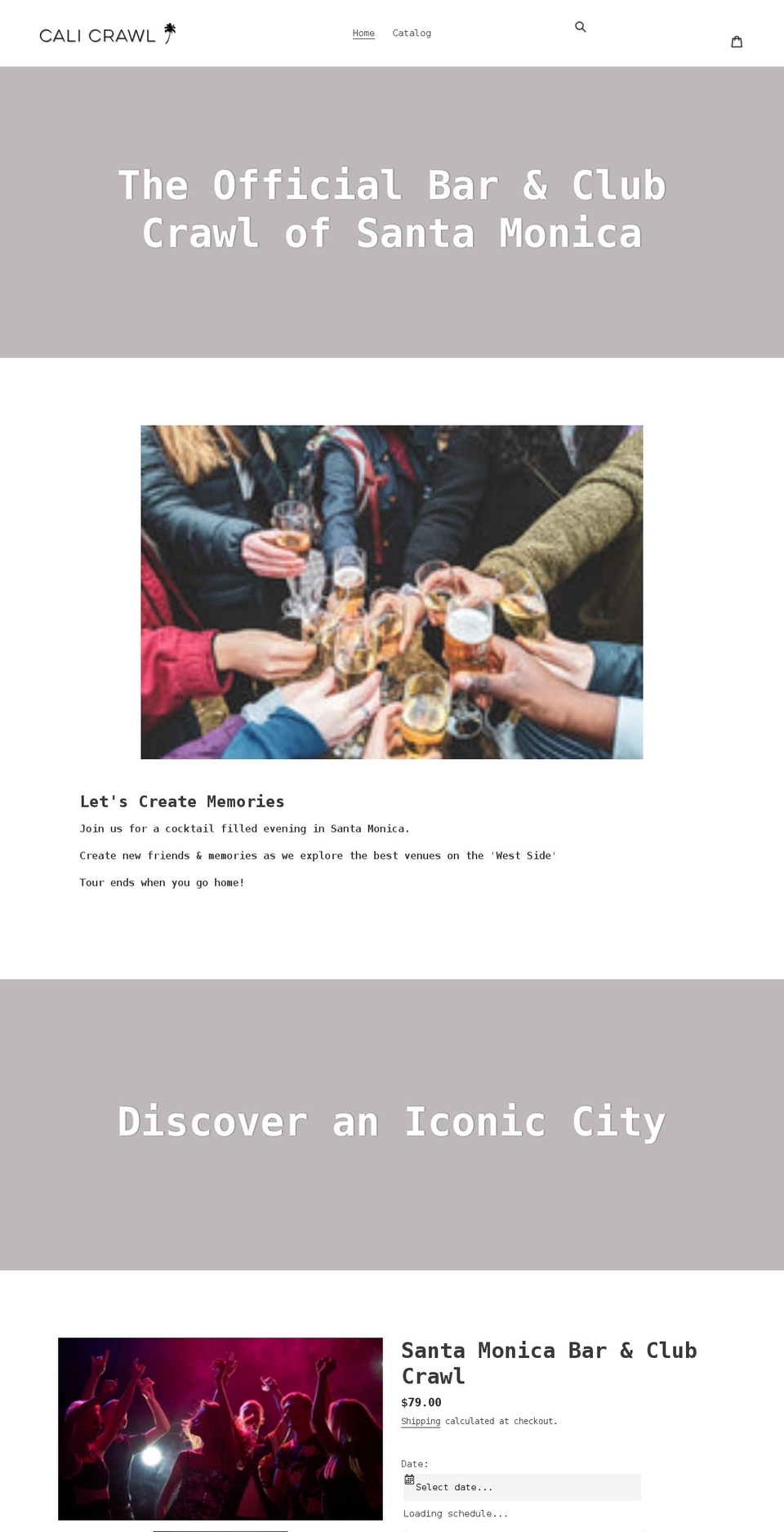 cali-crawl.com shopify website screenshot