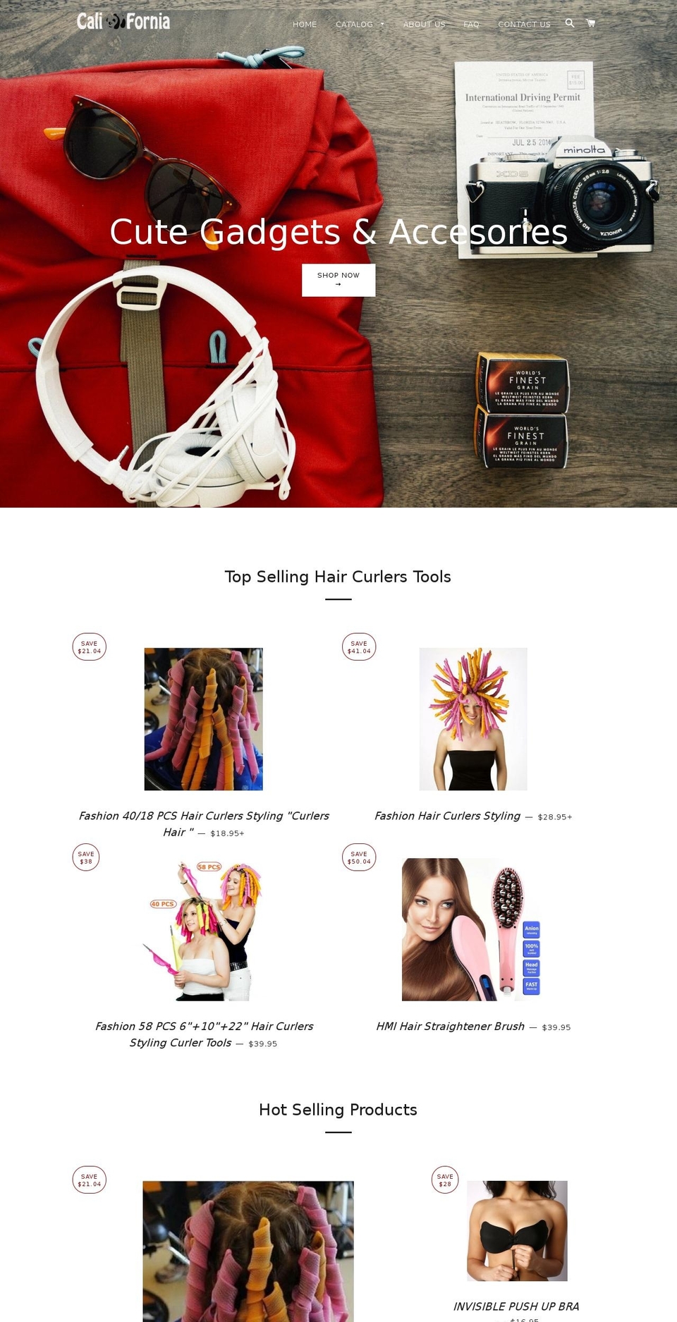 caliafornia.com shopify website screenshot