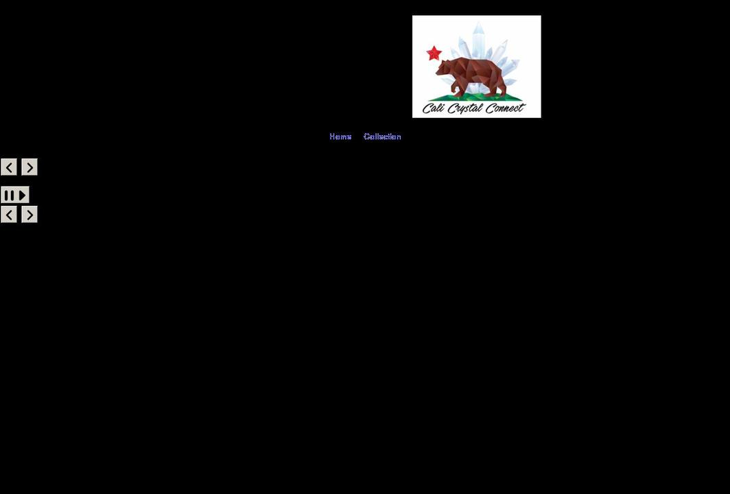 calicrystalconnect.com shopify website screenshot