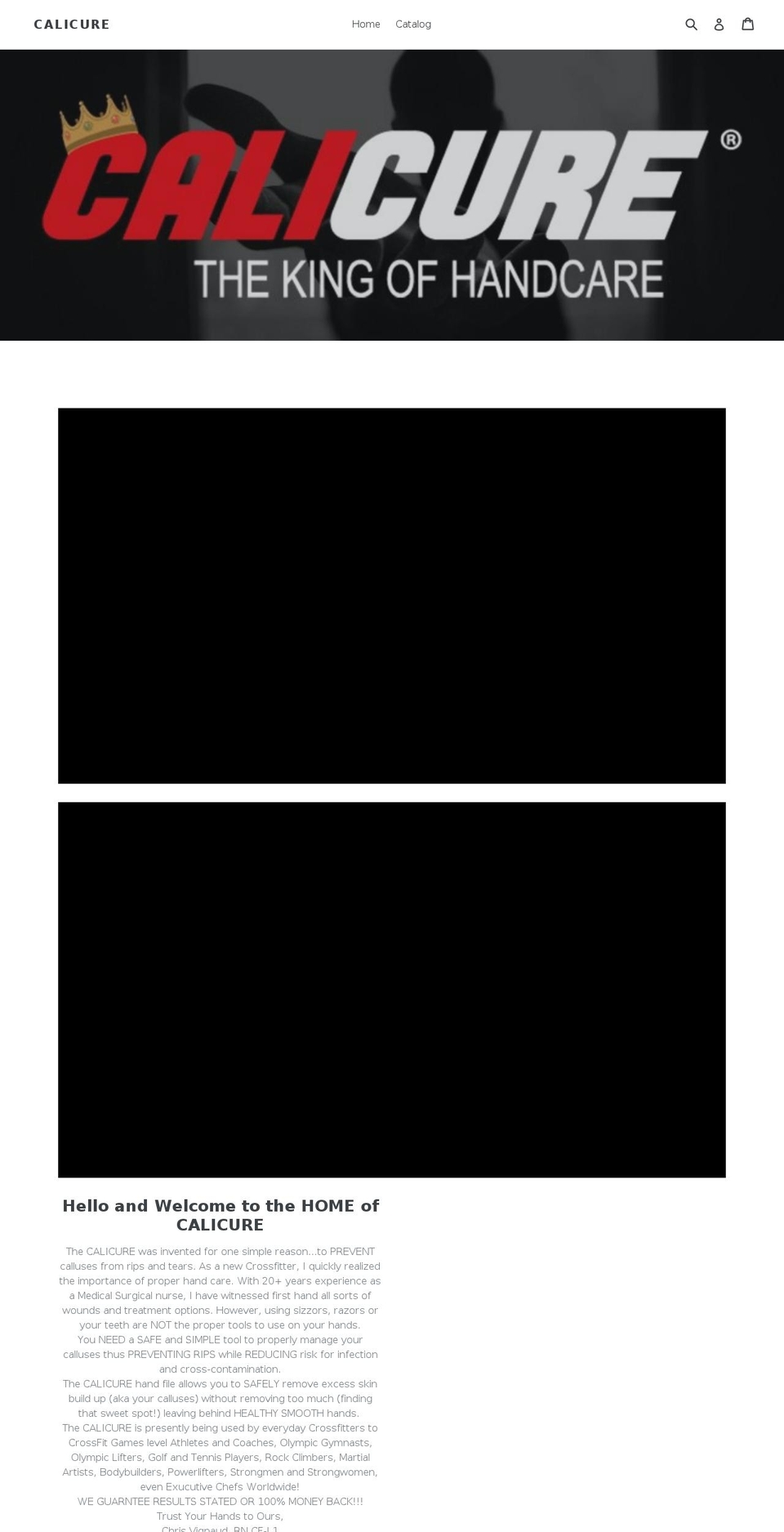 calicureit.com shopify website screenshot