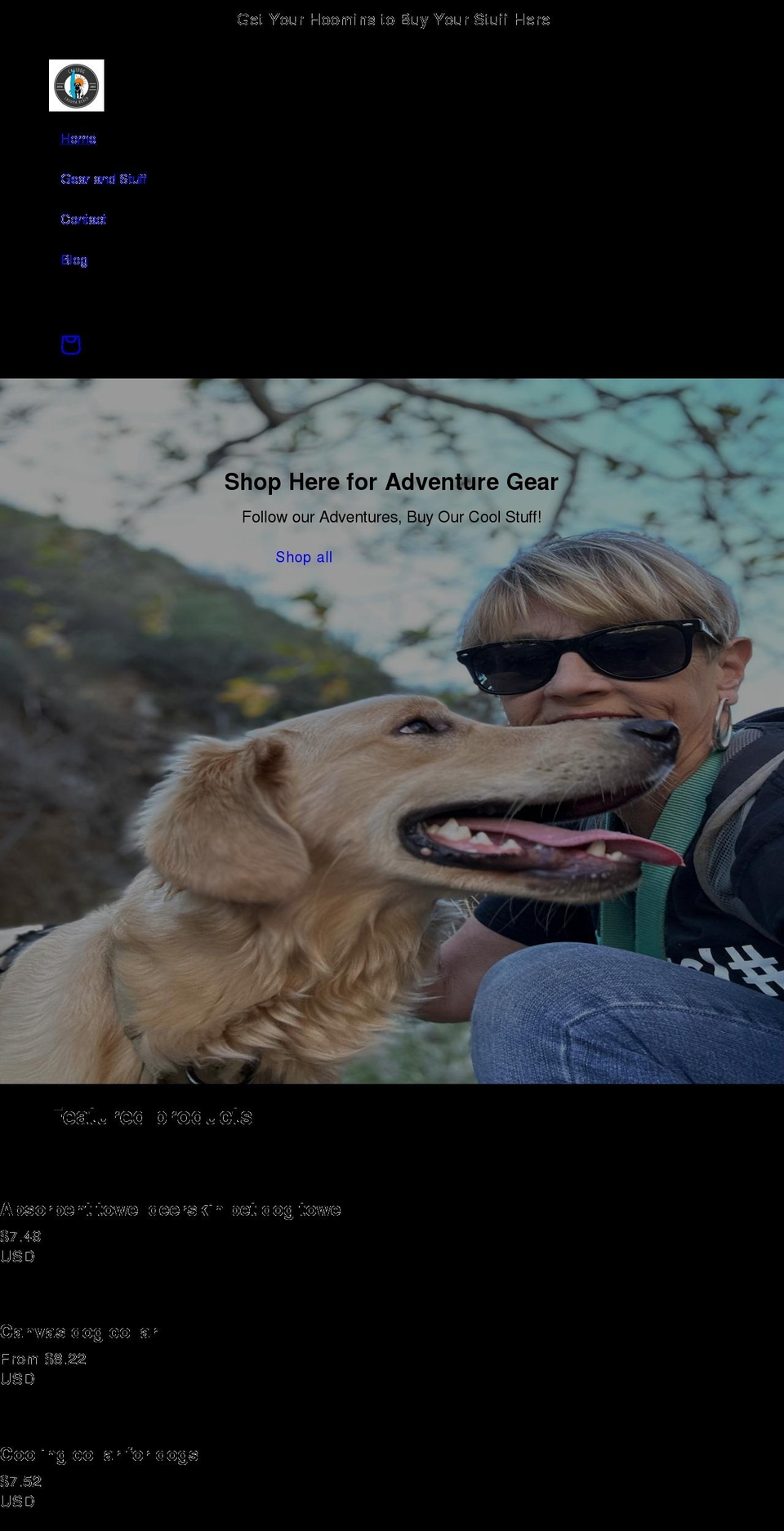 calidog.net shopify website screenshot