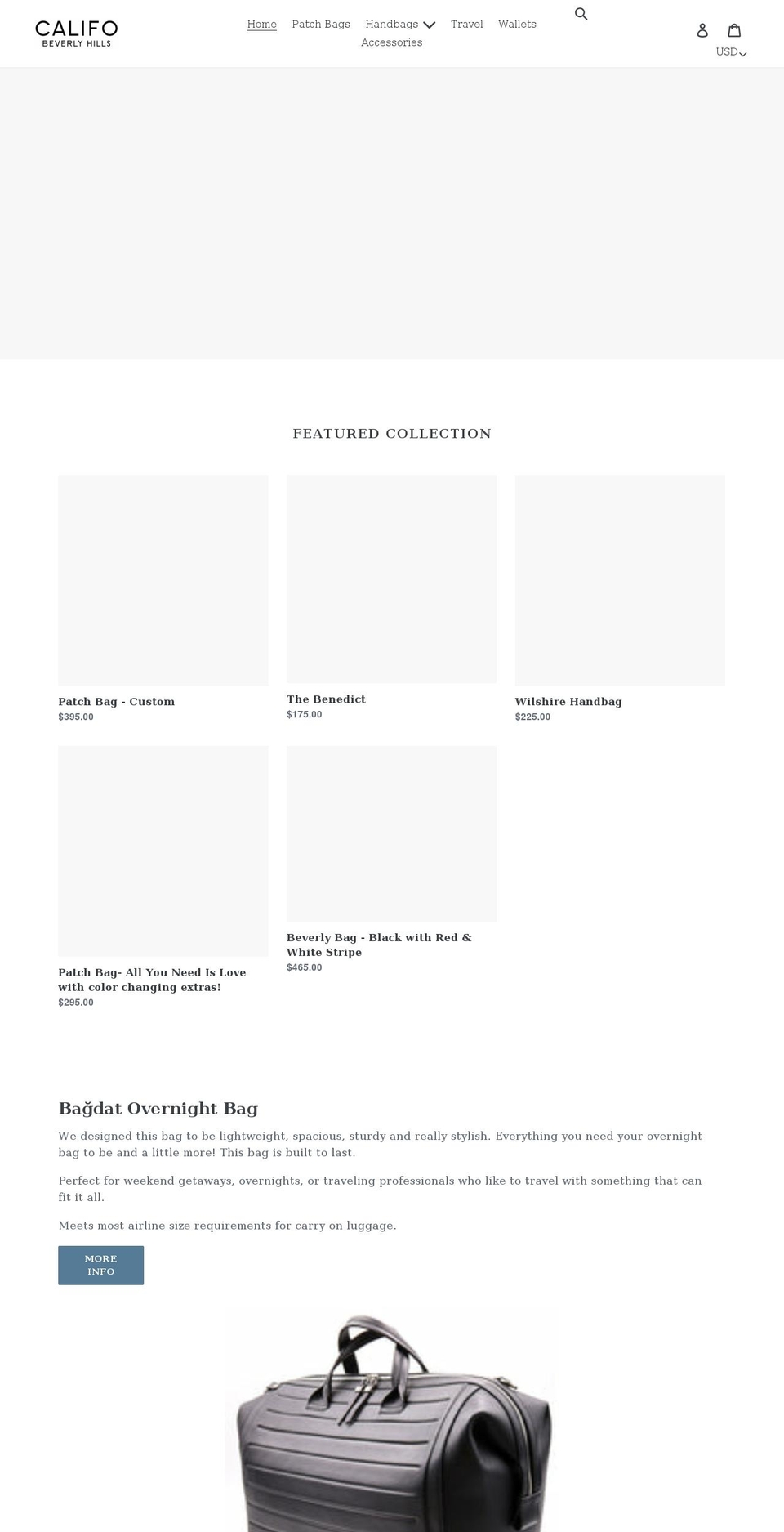 califo.com shopify website screenshot