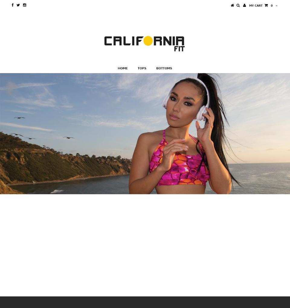 californiafitt.com shopify website screenshot