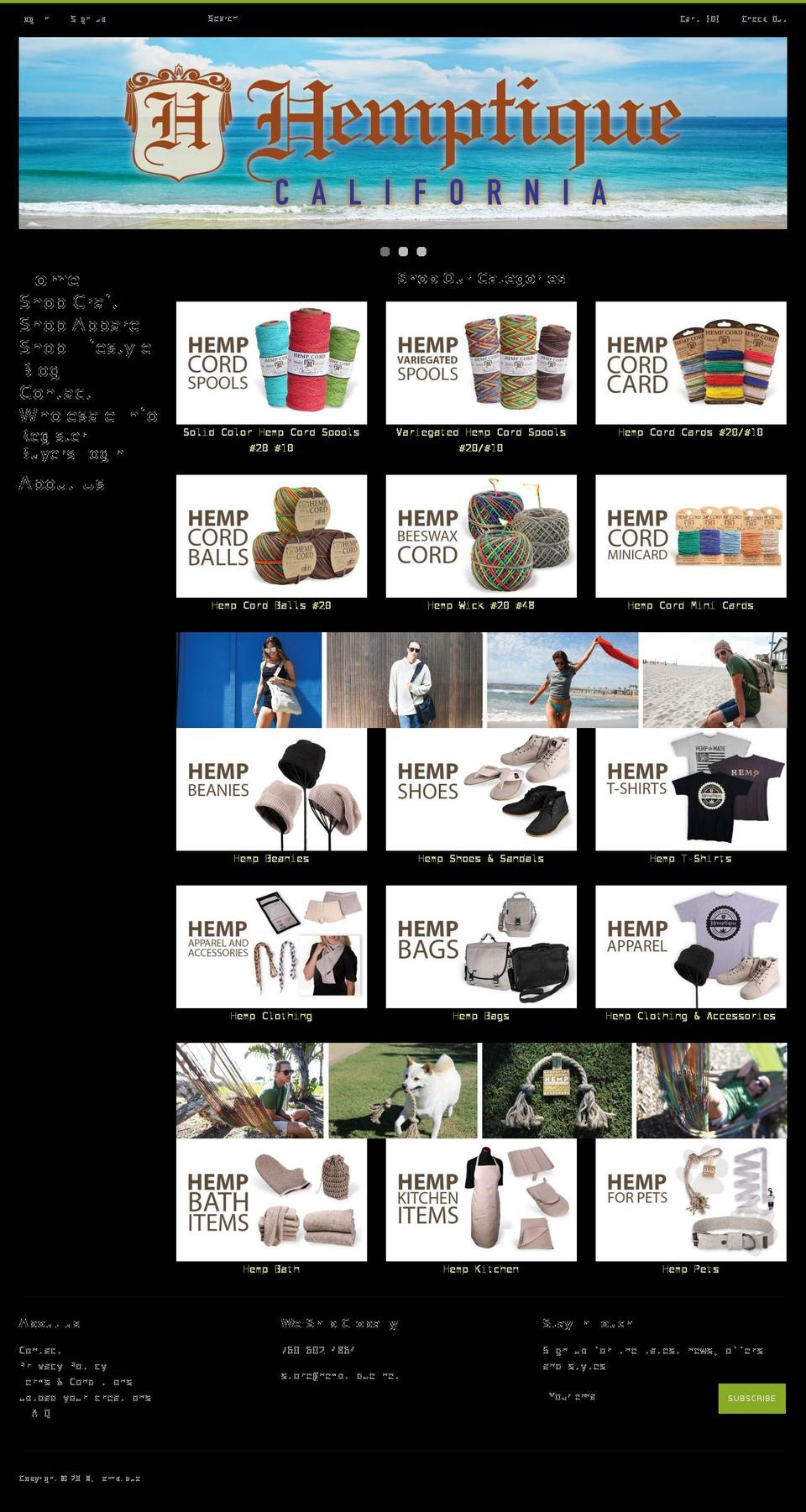 Copy of Simple Shopify theme site example californiahempfestival.com