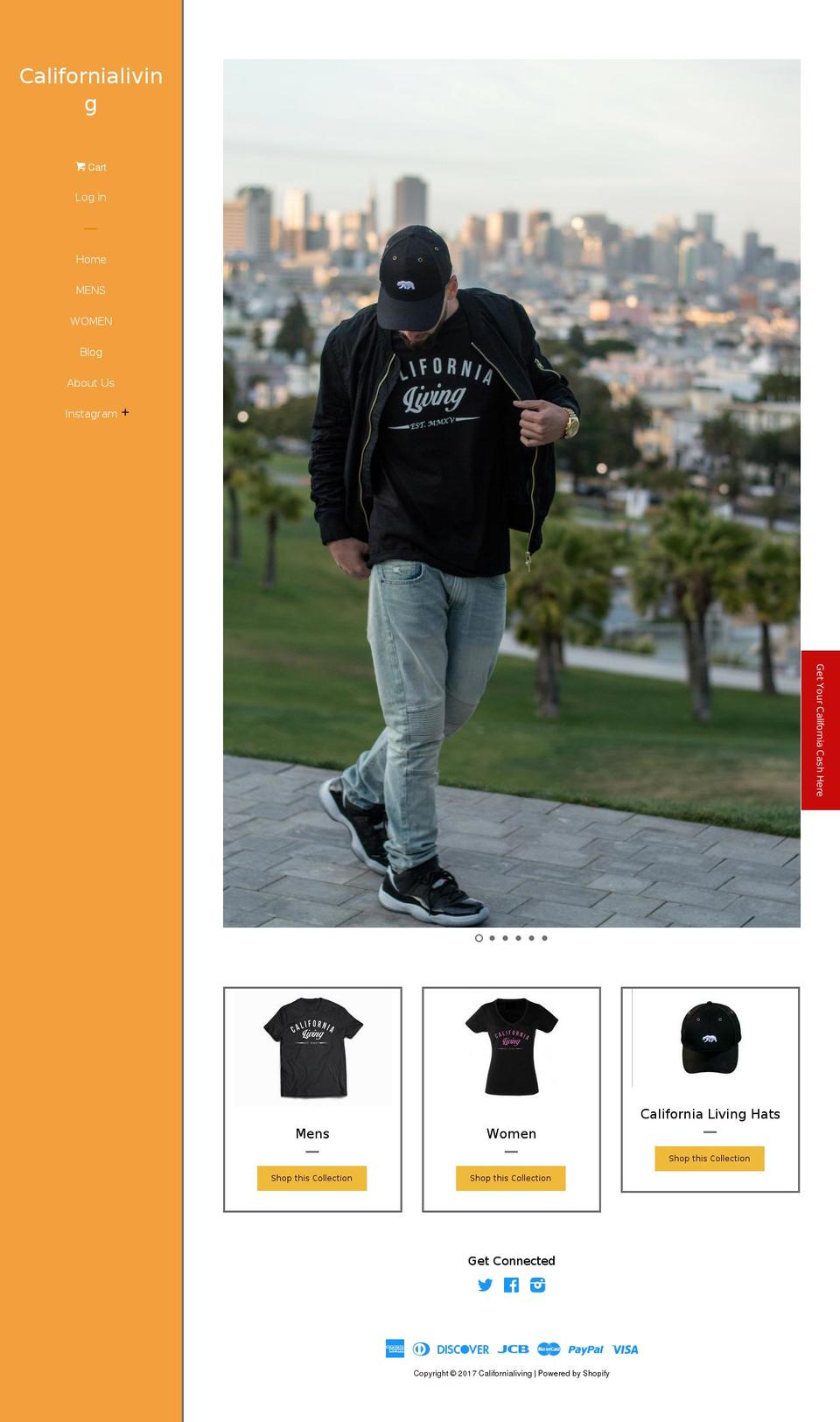 californialivingshop.com shopify website screenshot