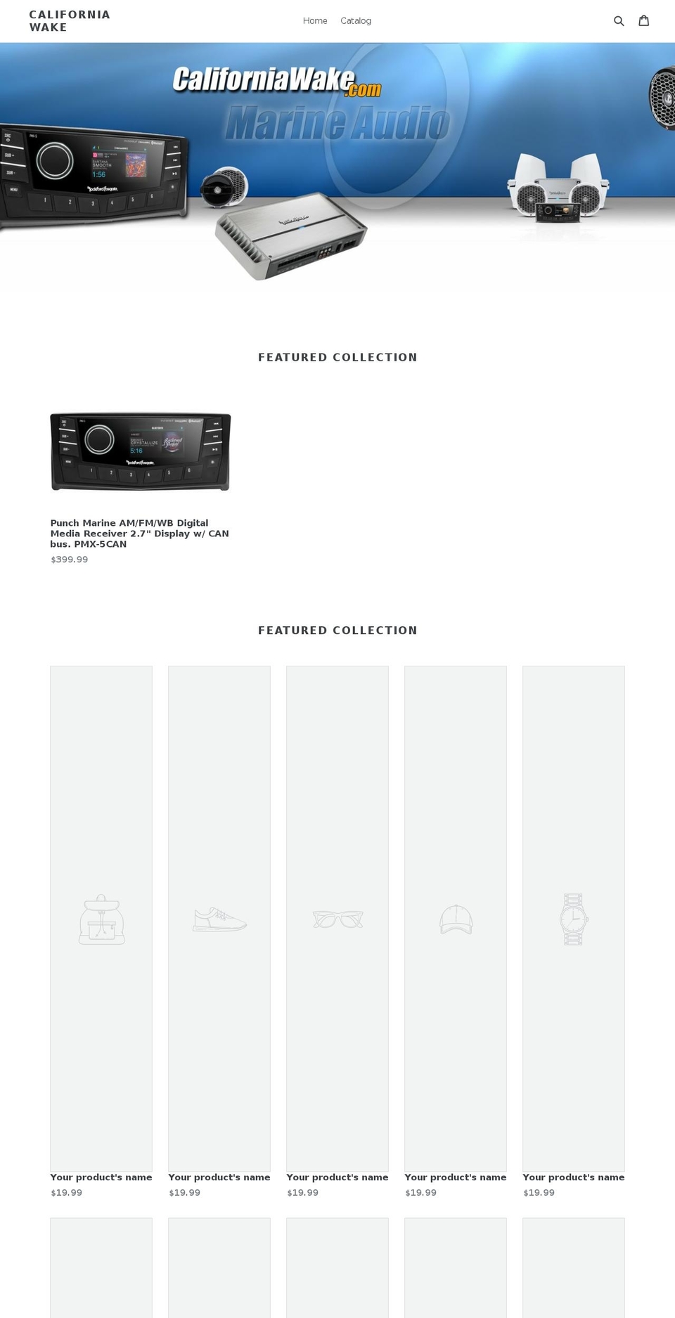 californiawake.com shopify website screenshot