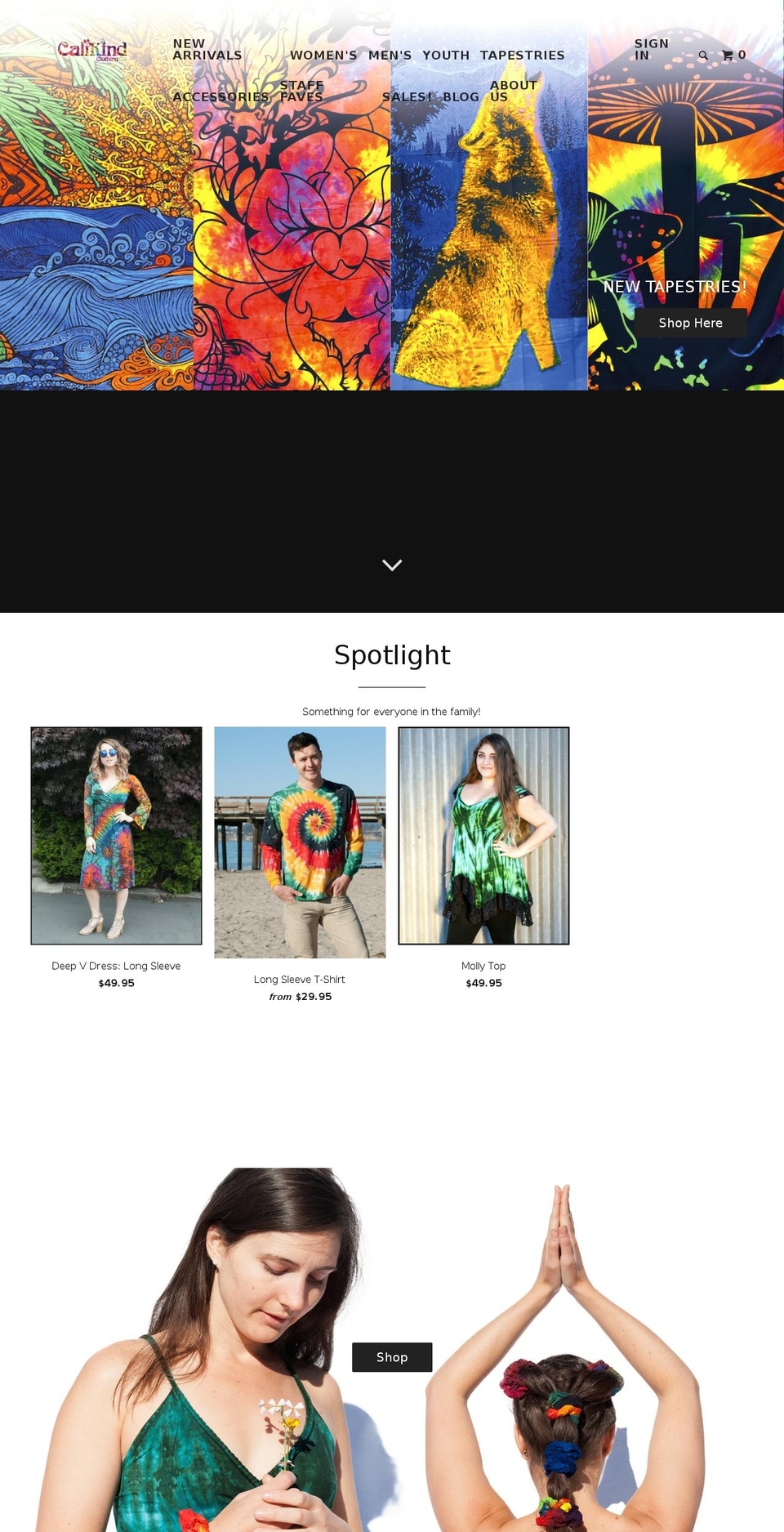 calikind.com shopify website screenshot