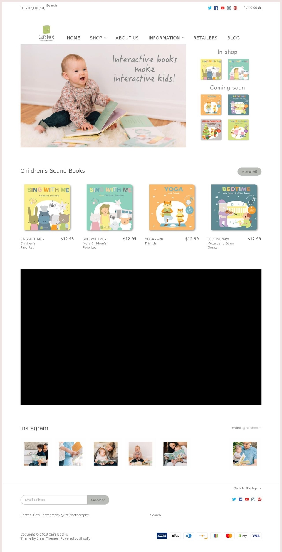 calisbooks.com shopify website screenshot