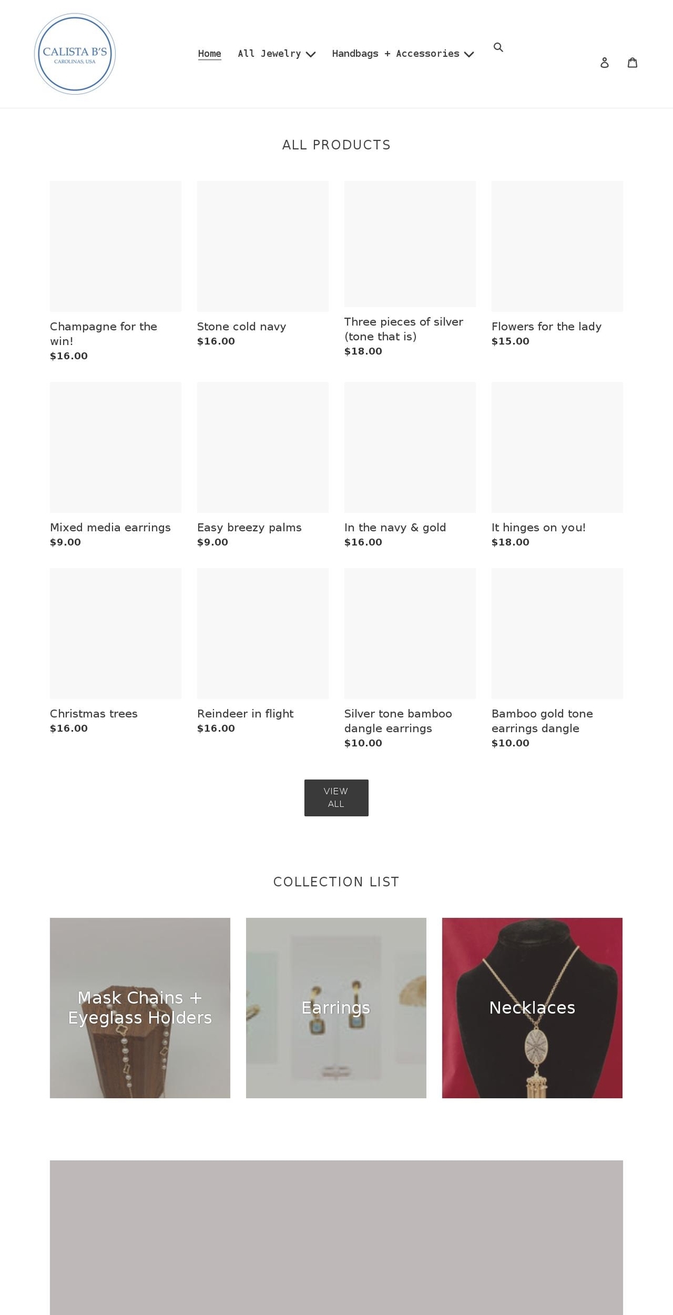 calistabs.com shopify website screenshot