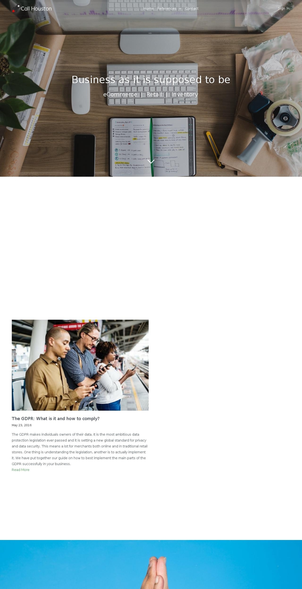 call-houston.com shopify website screenshot