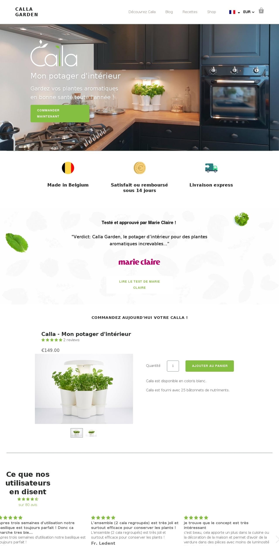 Copy of Startup Before Romain modif Blog 10\/08 Shopify theme site example calla-garden.com