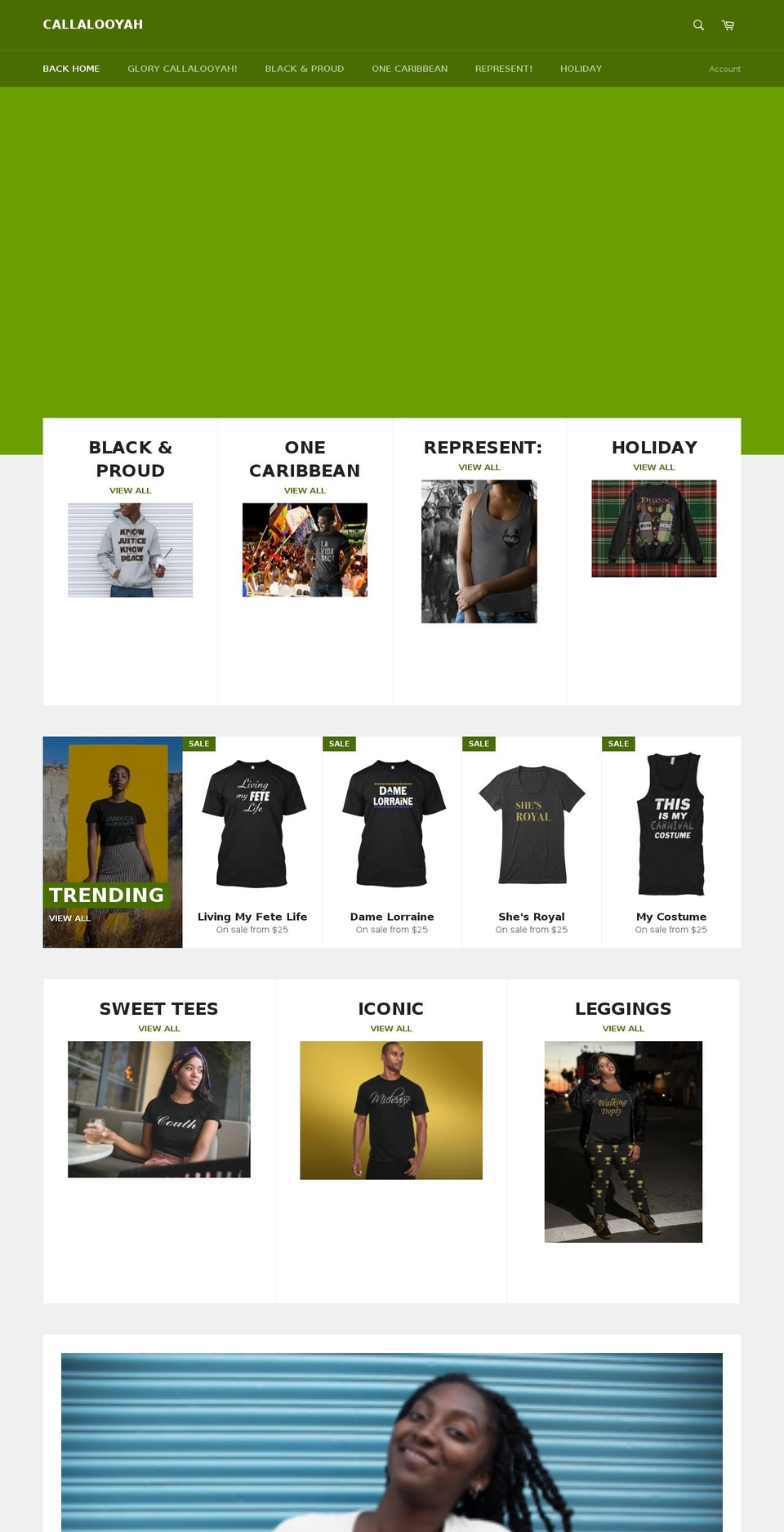callalooyah.com — Shopify storefront screenshot